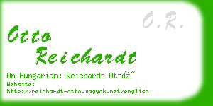 otto reichardt business card